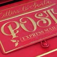 thumbnail image 6 of Letters to Santa Mailbox North Pole Post Vintage Xmas Mailbox Decoration Christmas Farmhouse Decoration Rustic Metal Christmas Table Ornament Red, 6 of 9