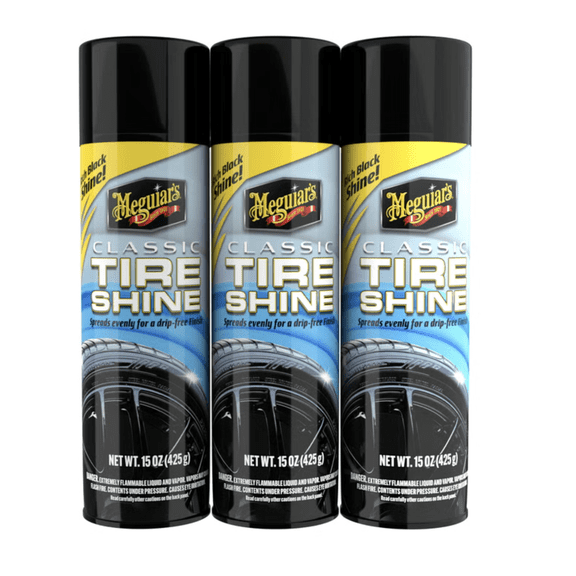 Meguiar's Classic Tire Shine Shine 15oz 3-Pack