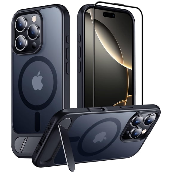 Funda magnética Temdan con soporte para iPhone 16 Pro