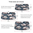 thumbnail image 5 of ALAZA Baseball with Leopard Windshield Sun Shade Car Foldable Sun Visor Block UV Rays Protector 57"x31.5", 5 of 8