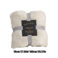 thumbnail image 3 of Clearance Under $5!Yyuenw Ultra Soft Fleece Blanket 3D Checkered Lightweight Bed Blanket All Season Use Throw Blanket for Sofa Bedroom Living Room, 3 of 5