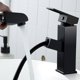 thumbnail image 3 of Grifo de lavabo de baño pulido de latón Grifo de lavabo con rocia flexible A Sunnimix Grifo del lavabo del baño, 3 of 8
