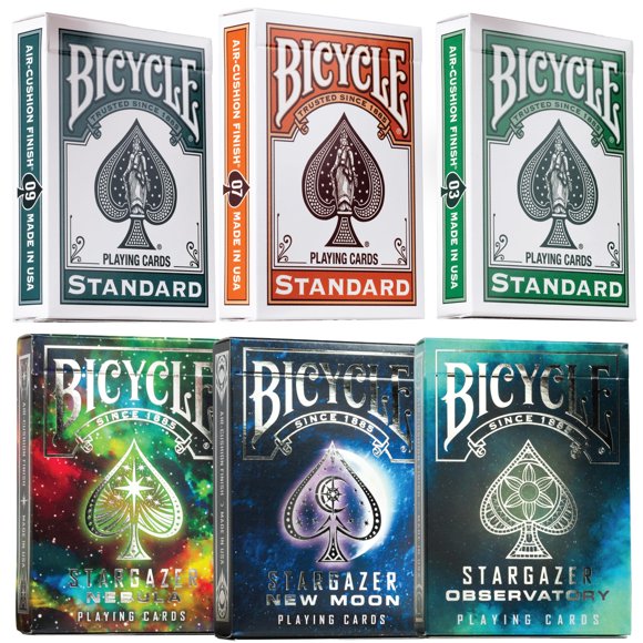 Paquete Coleccionista de 6 Barajas de Cartas Bicycle