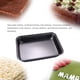 thumbnail image 4 of Toystoory Molde de pastel de acero al carbono, forma Rectangular antiadherente, pan, pollo asado, molde reutilizable resistente al calor, Herramientas y accesorios para hornear METRO/32 CM * 22 CM, 4 of 6