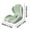 Light Green, variant on Birdeem Ergonomic Foam Cushion and Backrest Integrated,Removable Washable Cover,Comfort Support for Office Chair,Home and Car Use