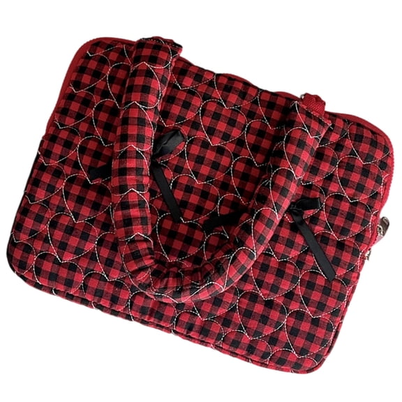 Computer Case Cloth Laptop Bag with Bows Design For Pad Tablets Travel Storage