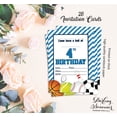 thumbnail image 5 of Darling Souvenir White Birthday Invitation Card Printable Fill or Write In Blank Invites Party Supplies Pack Of 28 5 x 7 Inches, 5 of 5