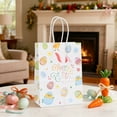 thumbnail image 6 of YingYouFu Easter Gift Bags Eggs Paper Treat Bags with Handles Easter Party Favor Pouches Spring Egg Candy Pouches for Kids Holiday Party Gift Wrapping, 6 of 6