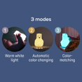 thumbnail image 3 of Lumicolor Bear Baby Night Light, Color-Changing and Rechargeable Kids Night Light, 3 of 5