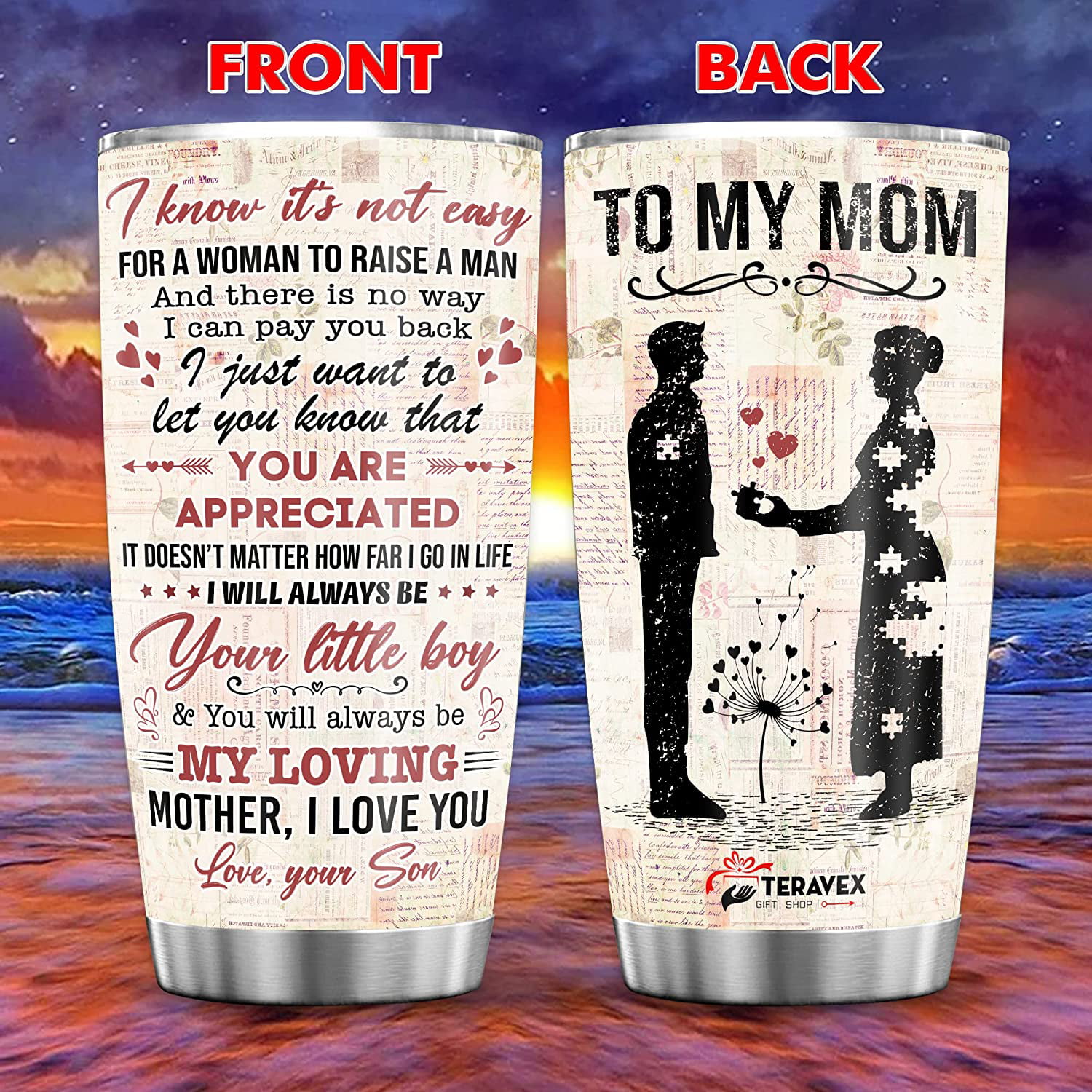 Mom Gift from Daughter Gifts for Mom from Son Mom Birthday Gift for Mo –  BeWishedGifts