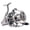 GRAY, variant on HAUT TON Spinning Reel 8000/9000/10000/12000/14000,6+1BB Metal Surf Fishing Reels,4.8:1 Gear Ratio 55lbs Drag Heavy Long Casting Inshore Saltwater Monster Fish