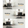 thumbnail image 6 of Soonbuy Folding Treadmill with Low Noice, No-Assembly Portable Treadmill with Display & Pulse Detection, Quiet 2.25HP Motor, Compact Walking Pad for Home Office Apartment, 265lbs Capacity, 6 of 7