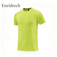 thumbnail image 2 of Enridrech Men's Quick Dry Tshirt Crew Neck Short Sleeve T Shirt Solid Color Casual Stylish Summer Tee Basic Top, 2 of 5