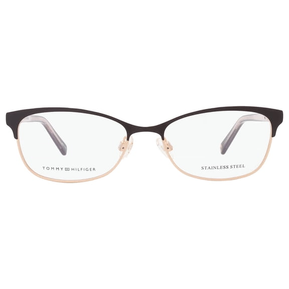 Tommy Hilfiger 1777 Full Rim Cat Eye/Butterfly Black Crystal Eyeglasses