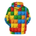 thumbnail image 3 of Building Blocks Construction Brick 3d Sweatshirts Hoodie Fashion Casual Personality Men's Women Street Hoodie Pullovers Long Sleeve Comfortable Top, 3 of 6