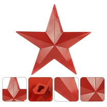 Clispeed Stars Wall Decor Stereoscopic Iron Wall Art 1Set Minimalist Style