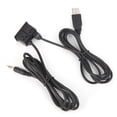 thumbnail image 2 of Loewten AUX Extension Cable,Dash Audio Adapter,3.5mm AUX Extension Cable Adapter Flush Mount USB Port Headphone Jack Panel Mounting For Car Boat, 2 of 8