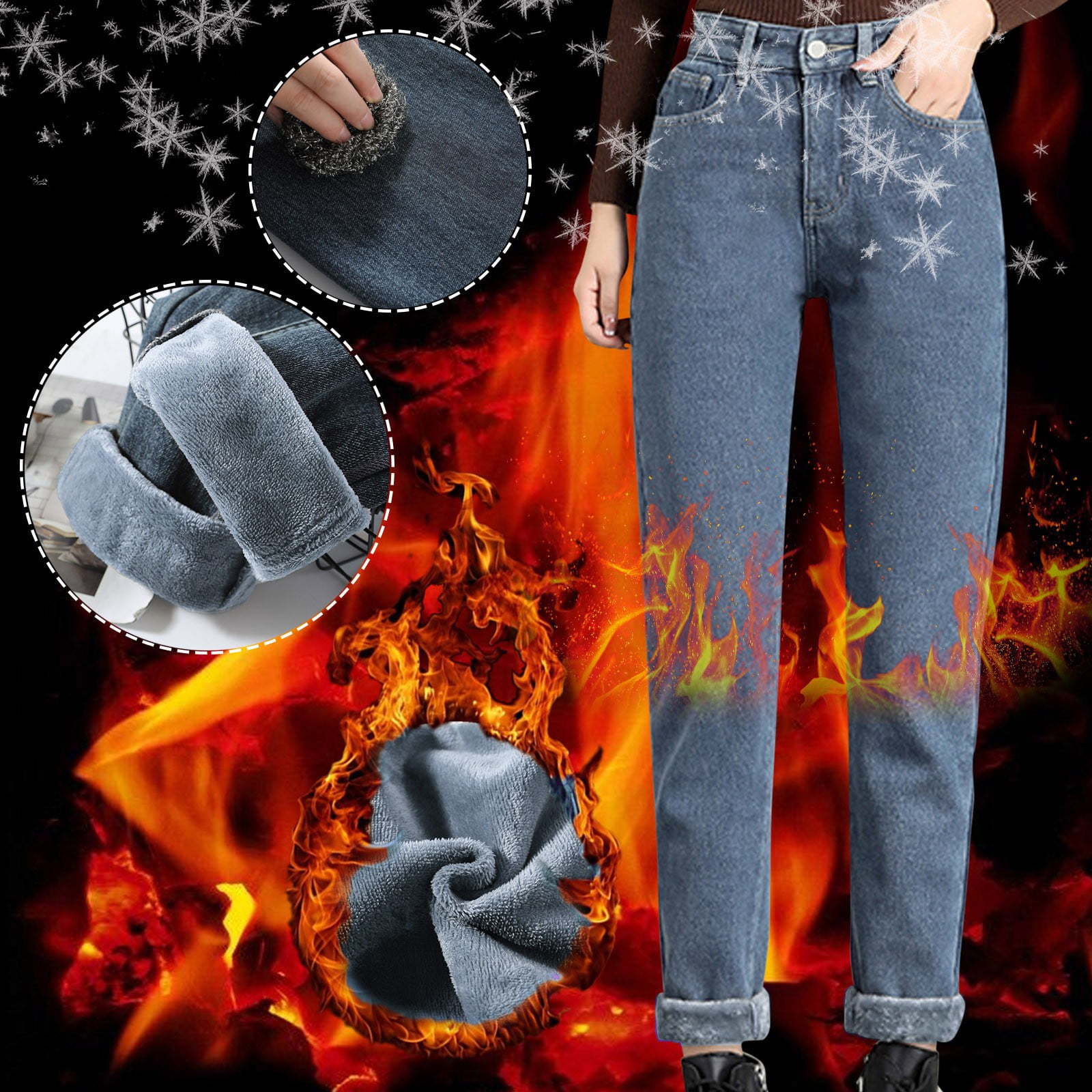 Ice Contrast Boot Cut Flared Jeans, Buy Baggy Jeans