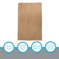 thumbnail image 4 of Jumbo Natural Kraft Paper Merchandise Bags - 17”W x 3”D x 24”H  - Case of 500, 4 of 5