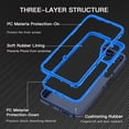 thumbnail image 2 of Petocase Compatible with Galaxy A17/Galaxy A26 Phone Case Shockproof Dust/Drop Proof 3-Layer Protective Heavy Duty Durable Rugged Hybrid Hard Case for Samsung Galaxy A175G/A26 5G,Navy Blue, 2 of 7