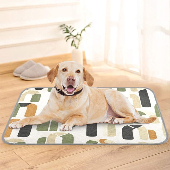 Pet Cooling Pad Foldable Self Cooling Mat Breathable Pet Cushion Sleep Pad for Dogs and Cats Arch Motif S