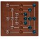 thumbnail image 5 of Juego de mesa WE Games Nine Morris Travel Size para hombre, 5 of 8