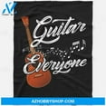thumbnail image 2 of Guitar Lover Guitar Puzzle Piece Lover Fleece Blanket Gift For Everyone, 2 of 2