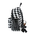 thumbnail image 4 of FORMRS School Backpack with Front Zippered Pocket 12" Elementary Student Travel Daypack, Black and White Geometric, 4 of 6
