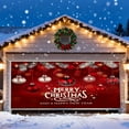 thumbnail image 5 of The Merry Christmas Christmas The Background Christmas Party Santa Photography Christmas Garage Door Background Party Decoration 7 * 16 Ft! Flags_ Banners & Accessories Home Decor, 5 of 5