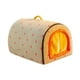 thumbnail image 3 of Casa para mascotas de interior, casa para perros con mango portátil, cama suave cerrada y cálida con cortina de puerta para perros, caniche Pomerania azul, 3 of 8