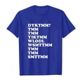 thumbnail image 3 of Casual Womens Crew Neck Tee Short Sleeve Printed Graphic Top For Everyday Wear Comfortable StyleBlueM, 3 of 3