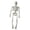 White, variant on QLUEWX Beige Halloween Skeleton Table Decor, 5.9" Poseable Simulated Human Body Small Skeleton Display, Tabletop Centerpiece Party Supplies Home Decor, Halloween Decor for Home Indoor Table