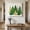 Green White, variant on Ships Next Day Canvas Wall Art 24"x36",Green Boho Wood Framed Canvas Print Painting,Farmhouse Tribal Vintage Tribal Texture Ready to Hang Large Picture Wall Decor for Home Bedroom Living Room Office