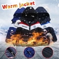 thumbnail image 5 of Swanpen Boys Winter Puffer Jacket Lined Warm Coat Thickened Windproof Insulated Outerwear For Kids Cold Weather Snow School Outdoor Sports Casual Daily Wear, 5 of 11