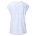 thumbnail image 4 of Puntoco Moda Mujer Impresión Camisetas sueltas O-cuello Casual Manga corta Casual tops Puntoco Puntoco-9333, 4 of 5