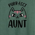 thumbnail image 3 of Instant Message - Purrfect Aunt - Women's Lightweight French Terry Long Sleeve Shirt, 3 of 6