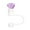 Purple, variant on 4Pcs Valentine's Day Shining Diamond Silicone Straw Topper for Stanley 30&40 Oz, Straw Cover Cap,Splash Proof Straw Topper,Reusable Straw Cap Cover,10mm Drinking Straw Tip Covers