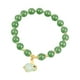 thumbnail image 5 of Pulsera de cuentas, hermosa joyería de hebra, pulsera de vidrio redonda, dijes, brazalete para Verde, 5 of 9