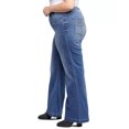 thumbnail image 3 of Seven7 Womens Plus Bella High Rise Whisker Wash Wide Leg Jeans, 3 of 6