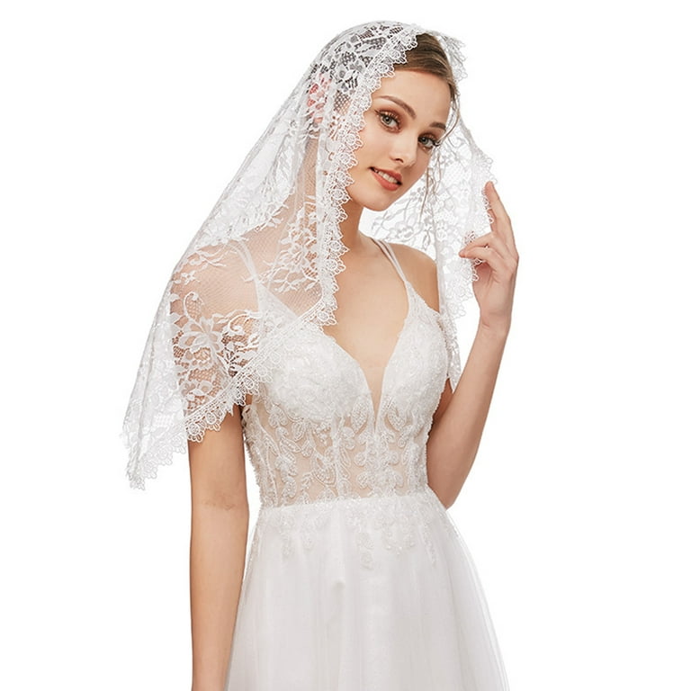 Hujoin Bridal Veils for Bride Wedding Veil Women's Short Vails Rhinestone Pearl Tulle for Bachelorette Party