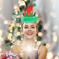 thumbnail image 2 of PMU Christmas Santa's Helper Headband Party Accessory Red and Green Christmas Celebration Costume Party Accessories Props and Party Supplies for Plays, Festivals, Photo Shoots (1/Pkg) Pkg/1, 2 of 8