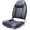 High Back-A1-Gray/Black(1 seat), variant on Boat Seats - Folding Premium Bass/Jon/Pontoon Captain Boat Chair, Waterproof Fishing Swivel Boat Seat