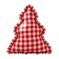 thumbnail image 2 of Eolstice Vintage Christmas Tree Shaped Throw Pillow, Ruffled Decorative Stuffed Cushion for Sofa Couch Bedroom Home Decoration, 2 of 7