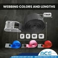 thumbnail image 5 of Mega Cargo Control Tie-Down Ratcheting Cargo Lashing Strap Cam Buckle Straps Heavy Duty 1 Inch x 15 Ft 4-Pack Black, 5 of 7