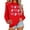 Christmas Sweatshirt-A05 Red, variant on Mifsaly Oversized Christmas Sweatshirt for Women Long Sleeve Crewneck Loose Pullover Tops Xmas Santa Bow Cute Shirts Merry and Bright Baggy Blouse Festival Party Casual T-Shirts 2025 Holiday Gifts