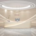 thumbnail image 3 of Luxury Reception Desk Counter Lectern Computer Siting Bar Service Desk Beauty Gaming Scrivania Ufficio Lavoro Office Furniture My Lux Decor Round, 3 of 7