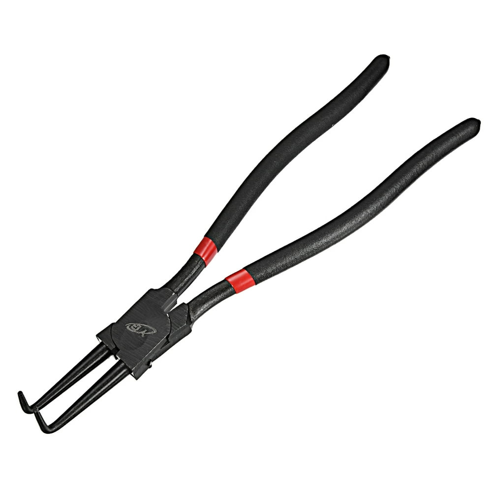 External Snap Ring Plier Angled Retaining Ring Pliers Bent Nose 13Inch