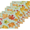 thumbnail image 3 of GZHJMY Autumn Maple Leaf Washcloths 6 Pack, Super Soft Absorbent Cotton Baby Face Towels, Washable Reusable Fingertip Towel for Bath Gym Hotel Spa, 12 x 12 Inch, 3 of 7