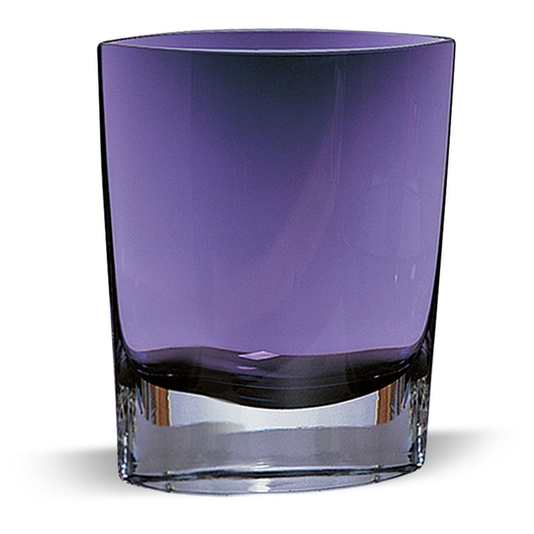 8 Mouth Blown Glass European Made Midnight Blue Pocket Shaped Vase 8 Mouth Blown Glass European Made Midnight Blue Pocket Shaped Vase