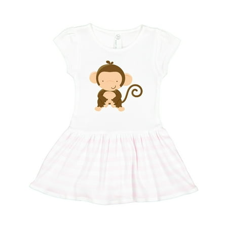 

Inktastic Happy Monkey Gift Toddler Girl Dress
